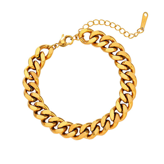 Luxe Chain – 18K Gold-Plated Stainless Steel Bracelet