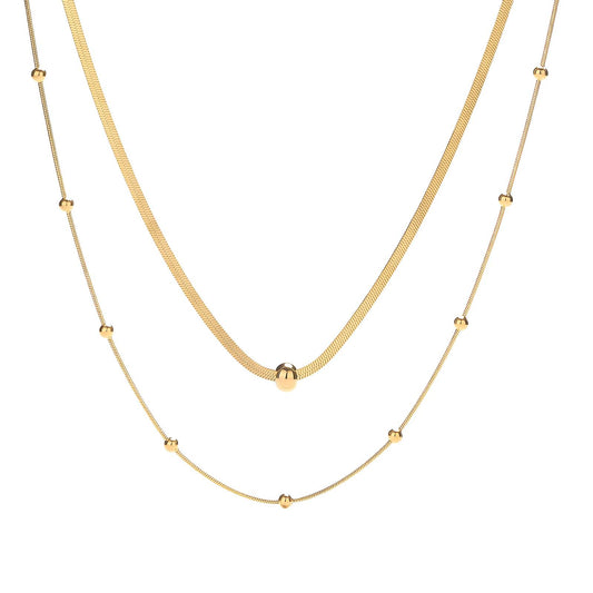 Mila – 18K Gold-Plated Stainless Steel Necklace