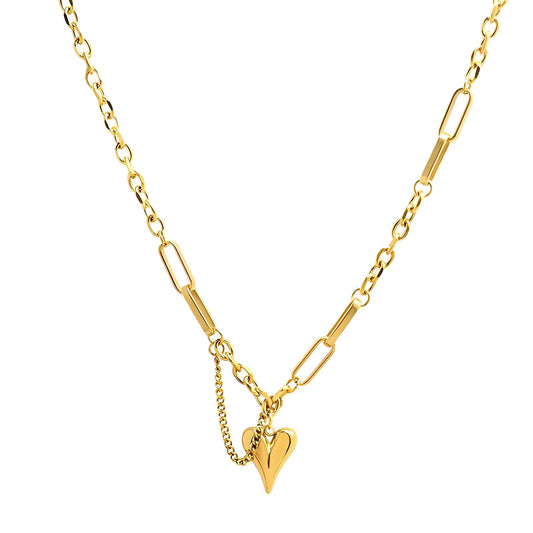 Amora – 18K Gold-Plated Stainless Steel Necklace