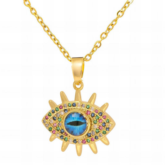 Quantum Charm Necklace – 18K Gold-Plated Stainless Steel