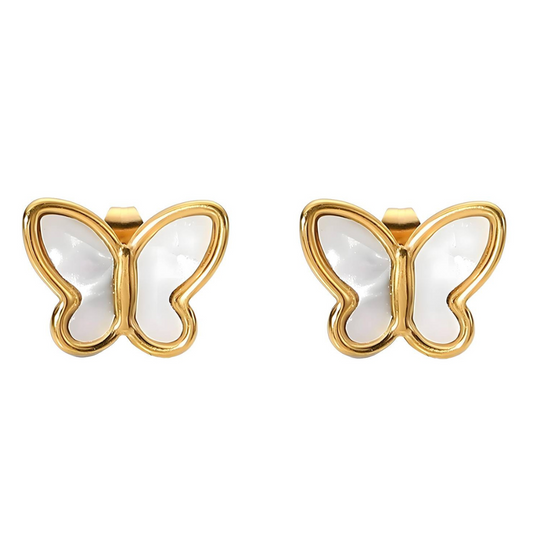 Mariposa – 18K Gold-Plated Stainless Steel Earrings